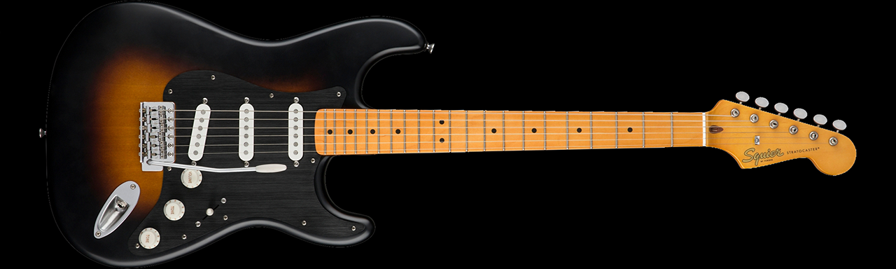 Squier 40th Anniversary Stratocaster Vintage Edition (Satin Wide 2-Colour Sunburst)