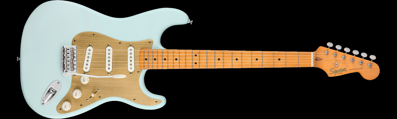 Squier 40th Anniversary Stratocaster Vintage Edition (Satin Sonic Blue)