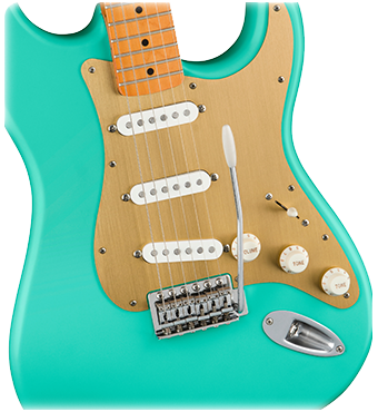 Squier 40th Anniversary Stratocaster Gold Edition (Satin Seafoam Green)