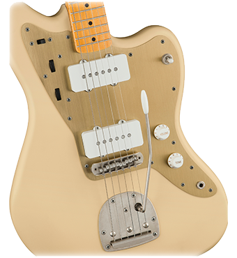 Squier 40th Anniversary Jazzmaster Gold Edition (Satin Desert Sand)