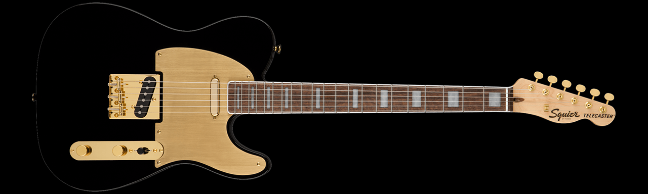 Squier 40th Anniversary Telecaster Gold Edition (Black)