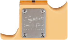 ENGRAVED 40TH ANNIVERSARY NECK PLATE
