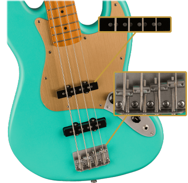 Squier 40th Anniversary Jazz Bass Vintage Edition (Satin Seafoam Green)