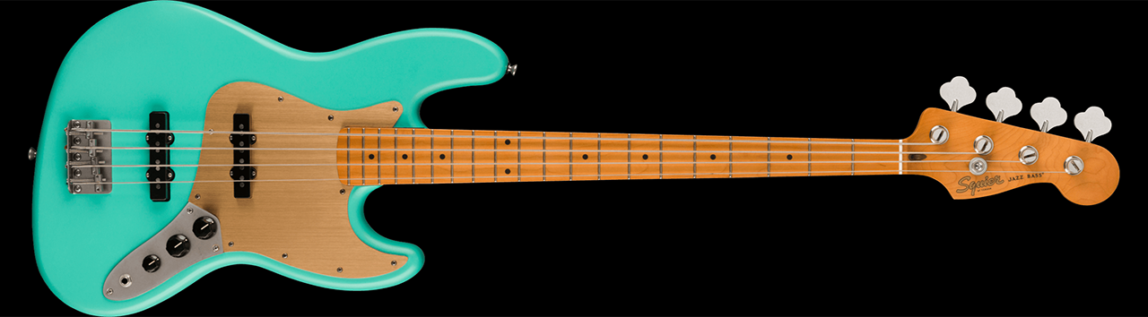 Squier 40th Anniversary Jazz Bass Vintage Edition (Satin Seafoam Green)
