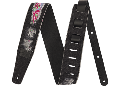 Fender x Wrangler Ripped Denim Strap Black