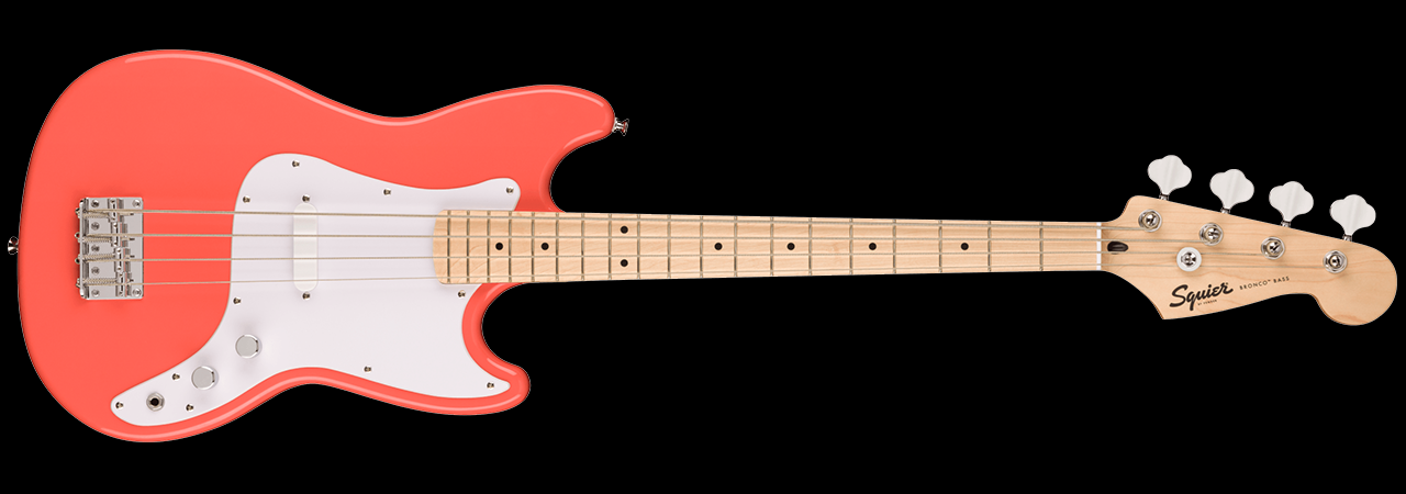 Squier Bronco™ Bass, Maple Fingerboard