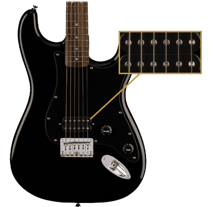 Squier Sonic Stratocaster HT H Black