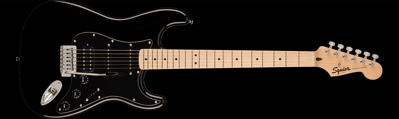 Squier Sonic Stratocaster HSS Black