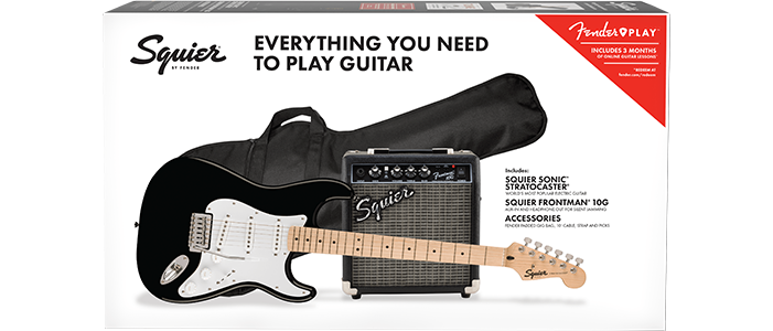 Squier Sonic Stratocaster Pack Black