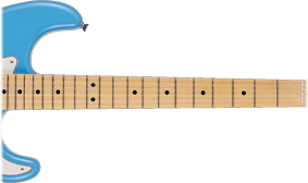 9.5” RADIUS FINGERBOARD WITH MEDIUM JUMBO FRETS