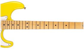 9.5” RADIUS FINGERBOARD WITH MEDIUM JUMBO FRETS