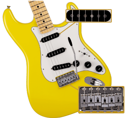 Fender Made In Japan Limited International Colour Stratocaster Monaco Yellow