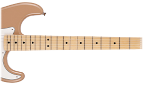 9.5” RADIUS FINGERBOARD WITH MEDIUM JUMBO FRETS