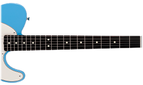9.5” RADIUS FINGERBOARD WITH MEDIUM JUMBO FRETS