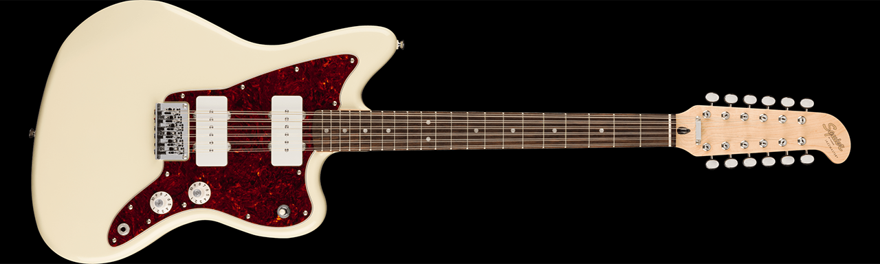 Squier Paranormal Jazzmaster XII Olympic White
