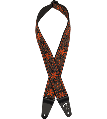 Fender 2 Inch Pasadena Woven Strap Orange Wallflower