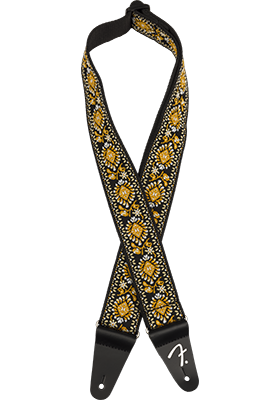 Fender 2 Inch Pasadena Woven Strap Yellow Lotus