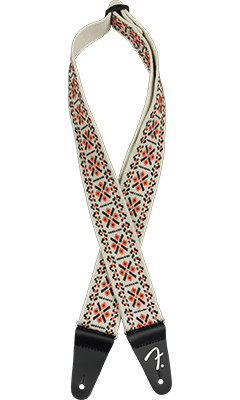 Fender 2 Inch Pasadena Woven Strap Lattice Orange