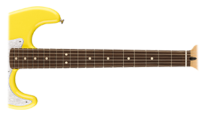 Fender Limited Edition Tom Delonge Stratocaster Graffiti Yellow