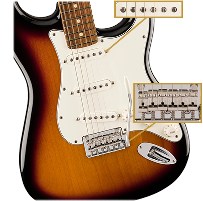 Fender Player Stratocaster, Pau Ferro Fingerboard, Anniversary 2-Colour Sunburst