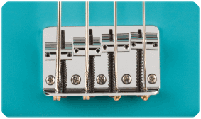 ADJUSTABLE 4-SADDLE BRIDGE WITH SINGLE-GROOVE STEEL