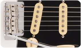 2-POINT SYNCHRONIZED TREMOLO WITH BENT STEEL SADDLES