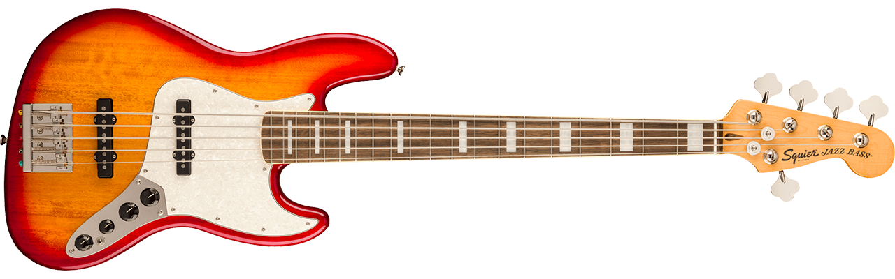 Squier Classic Vibe Active '70s Jazz Bass V Sienna Sunburst