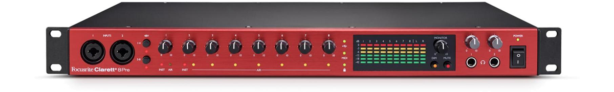 Focusrite - Clarett+ 8Pre