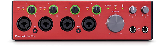 Focusrite - Clarett+ 4Pre