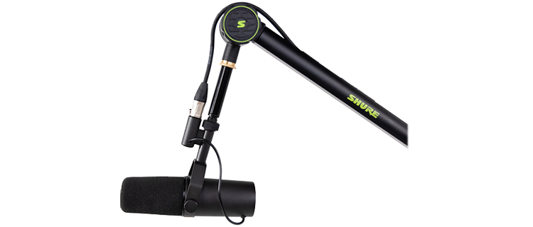 Gator/Shure - Deluxe Articulating Desktop Microphone Boom Stand