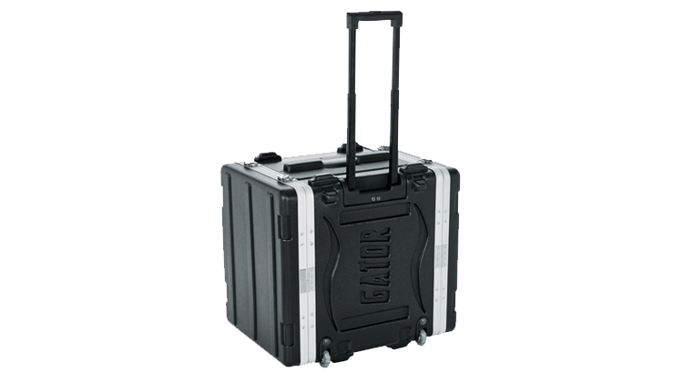 Gator GRR-8L Lockable Moulded Rolling Rack Case, 8U