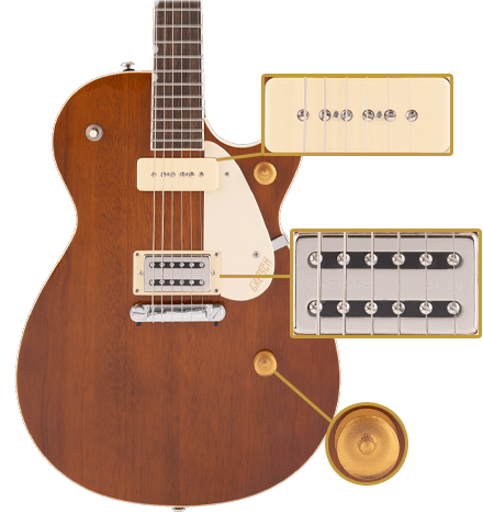 Gretsch G2215-P90 Streamliner Junior Jet™ Club (Single Barrel Stain)