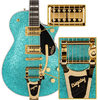 G6229TG Limited Edition Players Edition Sparkle Jet BT Ocean Turquoise Sparkle