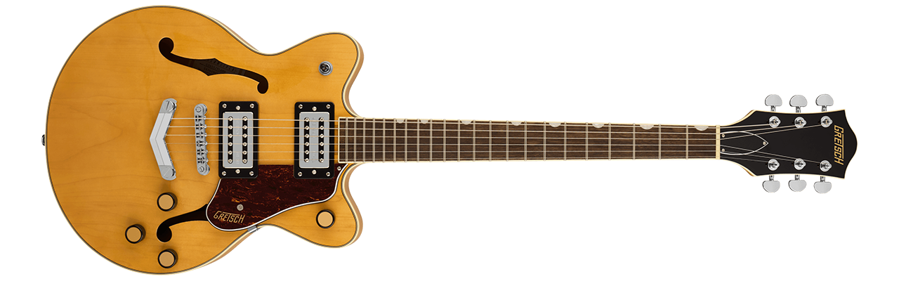 Gretsch G2655 Streamliner Center Block Jr. Double-Cut with V-Stoptail Village Amber