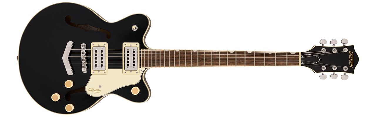 Gretsch G2655 Streamliner Center Block Jr. Double-Cut with V-Stoptail Black