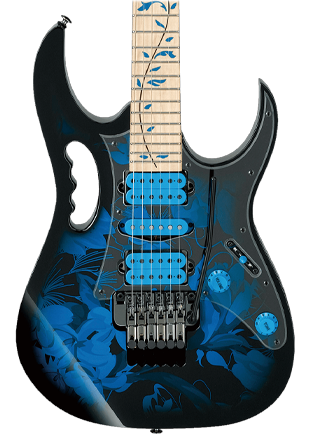 Ibanez Steve Vai Signature Premium JEM77P Blue Floral Pattern