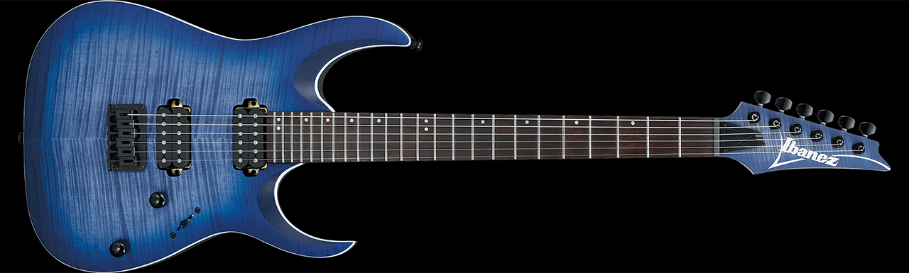 Ibanez RGA42FM Blue Lagoon Burst Flat