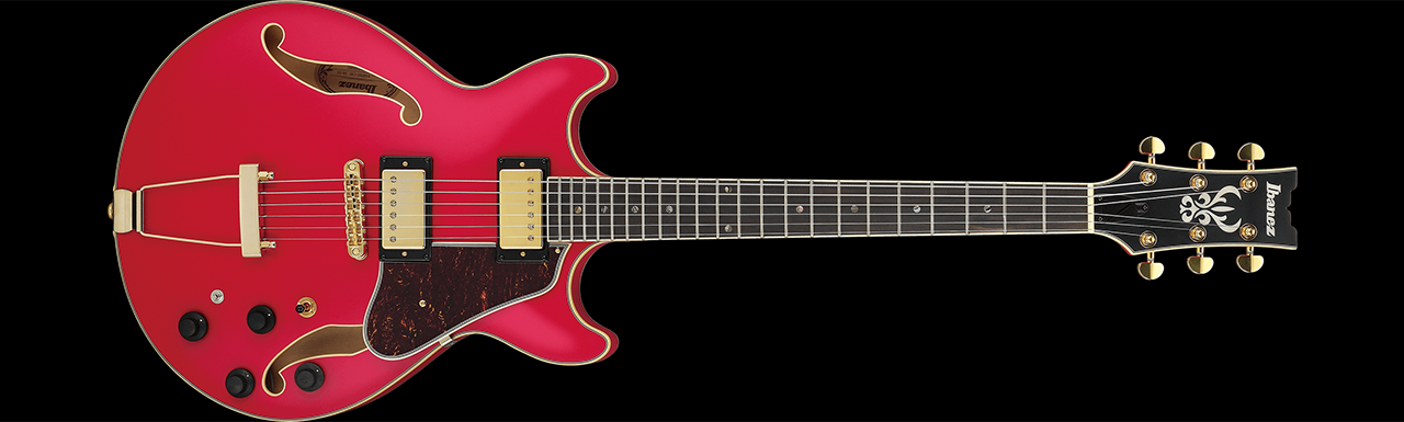 Ibanez AMH90 Cherry Red Flat