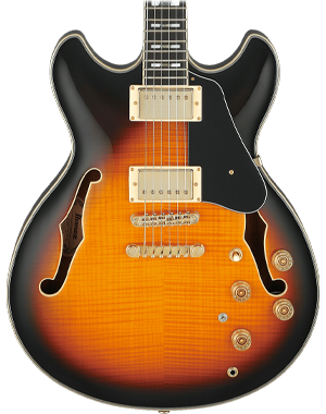 Ibanez AS53 Transparent Blue Flat