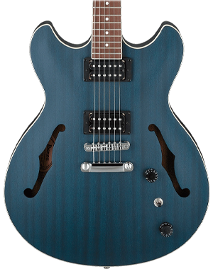 Ibanez AS53 Transparent Blue Flat