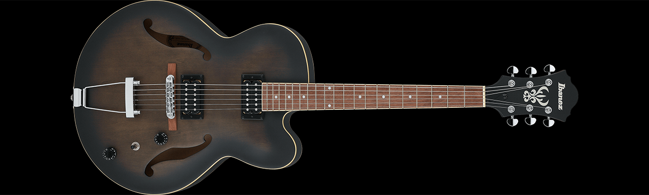 Ibanez AF55 Transparent Black Flat