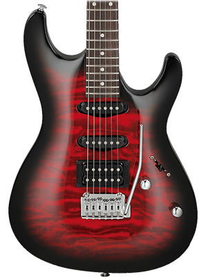 Ibanez GSA60QA Transparent Red Burst