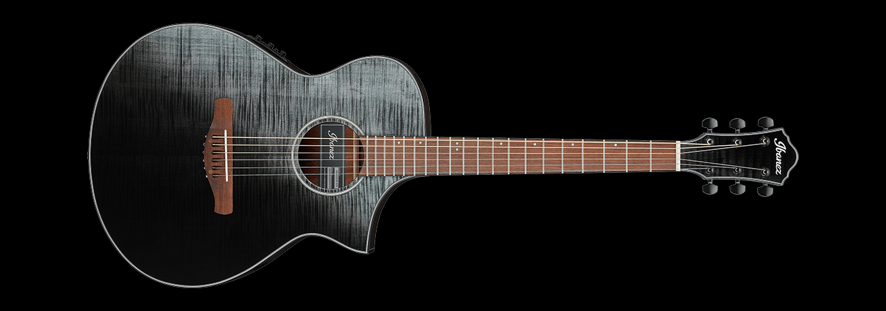 Ibanez AEWC32FM Black Sunset Fade High Gloss