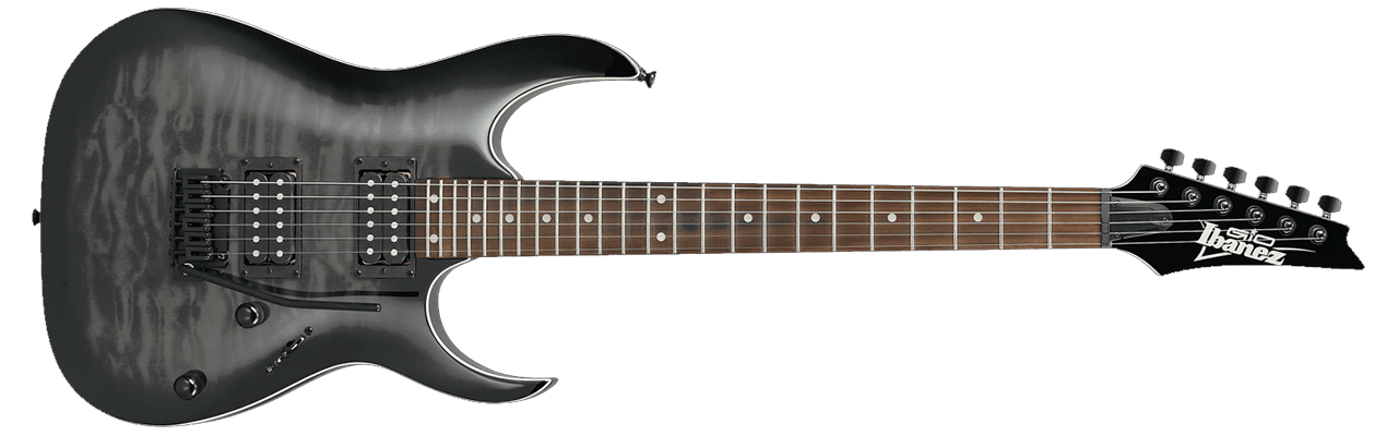 Ibanez GRGA120QA Transparent Black Burst
