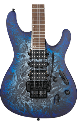 Ibanez S770 Cosmic Blue Frozen Matte