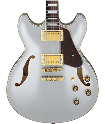 Ibanez AS73G Moonstone Silver Flat