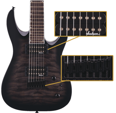 Jackson JS Series Dinky Arch Top JS22Q-7 DKA HT