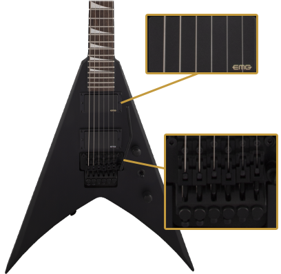 Jackson X Series King V KVXMG DK2X Satin Black