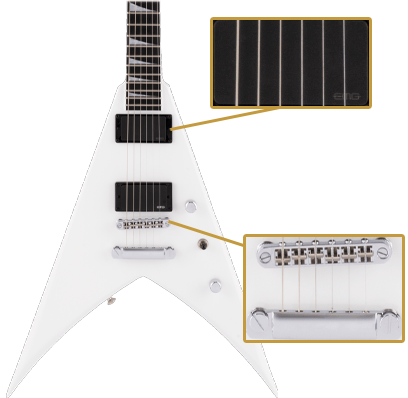 Jackson Pro Series King V KVTMG Snow White