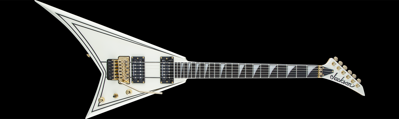 Jackson Pro Series Rhoads RR3 Ivory With Black Pinstripes